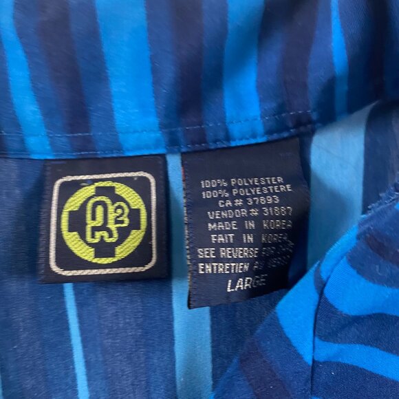 Vintage 90s Y2K Gargoyle Anime All Over Print Shirt Mens Large Button Up Monster - Picture 5 of 9